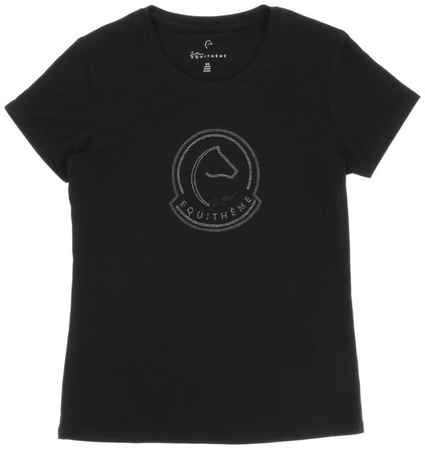 T-shirt Rosalie noir Je t'aime - Equithéme